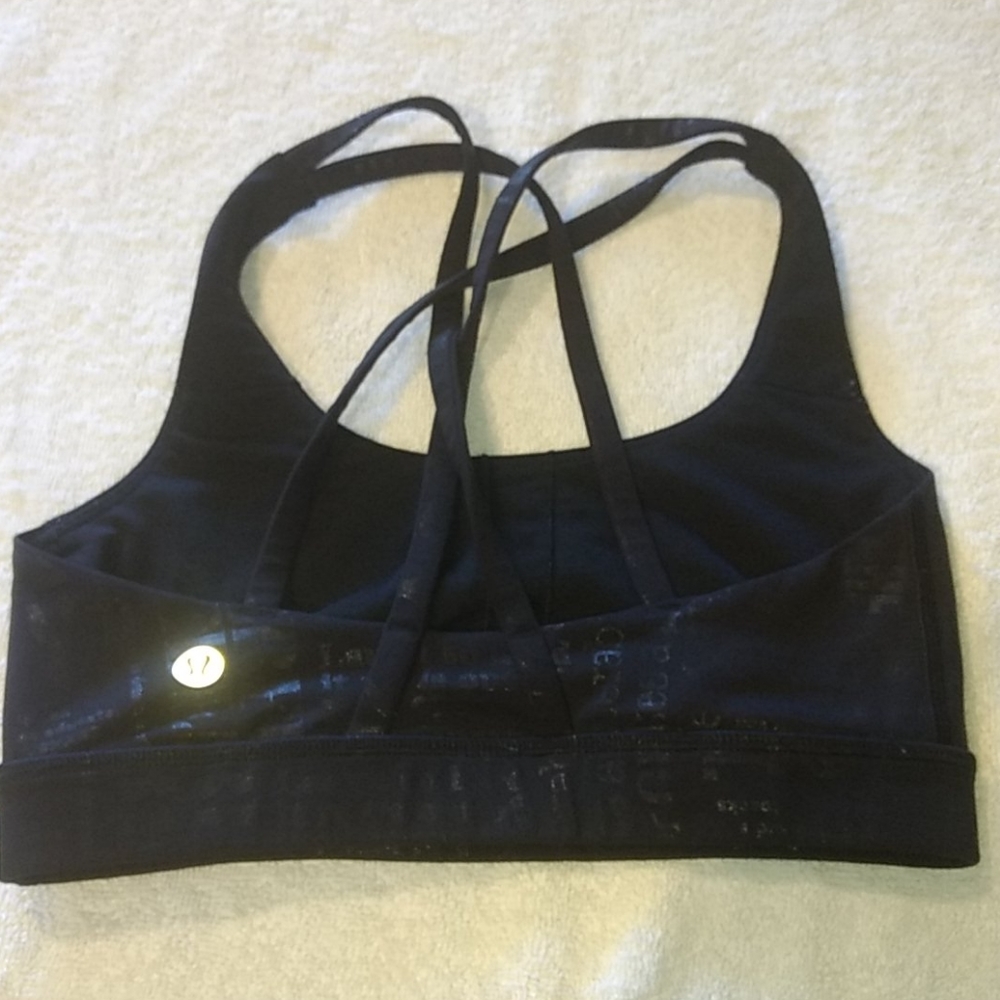 NWOT Lululemon Energy Bra *Manifiesto - Picture 4 of 7